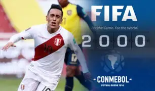 FIFA saluda a Cueva por marcar el gol 2000 en la historia de las Eliminatorias