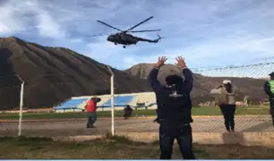 Actas electorales del Vraem llegan en helicóptero a Urubamba