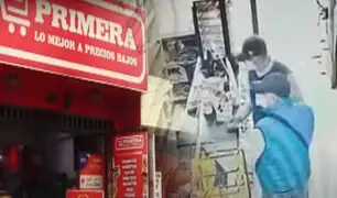 Delincuentes roban minimarket muy cerca de comisaría en Los Olivos