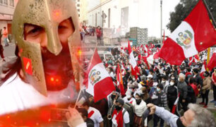 El Perú en las calles por la democracia , la otra cara