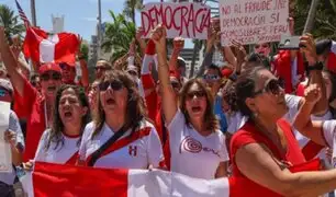 Miami: simpatizantes de Fuerza Popular protestan por presunto fraude electoral
