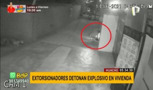 Pánico en Huacho: extorsionadores detonan explosivo en puerta de vivienda