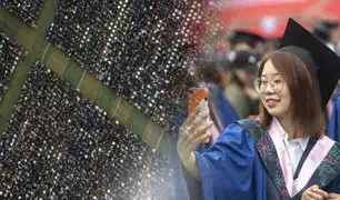 Wuhan celebra multitudinaria ceremonia de graduación sin mascarillas ni distancia