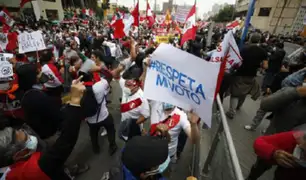 Fuerza Popular: simpatizantes se reúnen en el Cercado de Lima