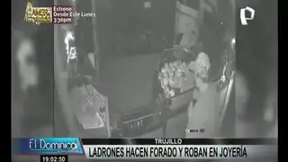 Trujillo: ladrones hacen forado y roban en joyería