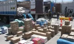 Autoridades incautan en Tacna mercadería ilegal valorizada en más de 1 millón de soles
