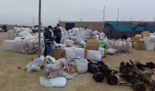 Unas 10 toneladas de mercadería de contrabando fue encontrada en Tacna