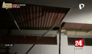 Falso techo de inmueble colapsó a causa de sismo del último martes