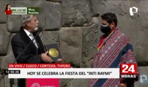 Francisco Sagasti participó de inauguración de fiesta del Inti Raymi