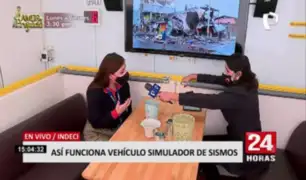 Chorrillos: así funciona el simulador de sismos de INDECI
