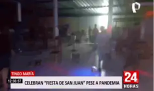 Tingo María: intervienen 'privaditos' y fiestas clandestinas por San Juan