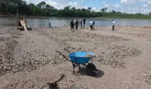 Región San Martín: intervienen a mineros ilegales e inmovilizan gran cantidad de equipos