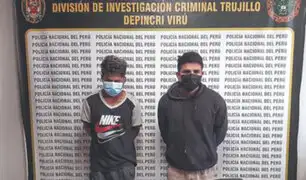 La Libertad: capturan a dos hampones que participaron en asalto a conocida distribuidora