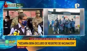 Óscar Ugarte: Martín Vizcarra no recibirá segunda vacuna contra la covid-19