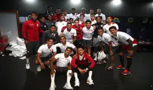 Gianluca Lapadula festeja clasificación de la Bicolor a la Copa América