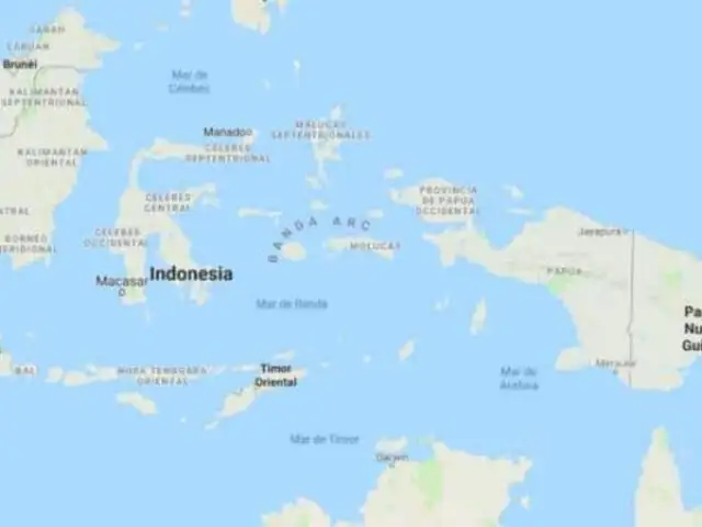 Indonesia: sismo de magnitud 6.1 remeció las islas Molucas