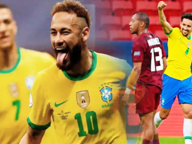 Copa América 2021: Brasil goleó 3-0 a Venezuela en partido inaugural
