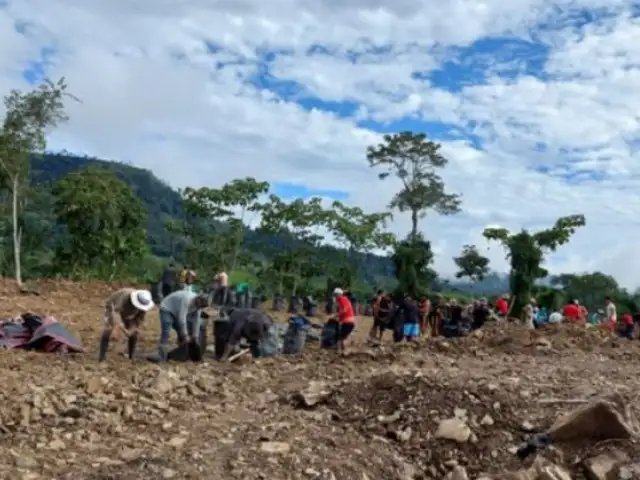 VRAEM: pobladores de San Miguel del Ene participaron en trabajos para instalar base contraterrorista