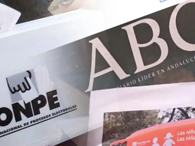 Diario ABC de España: “Existe el peligro de fraude en el Perú”