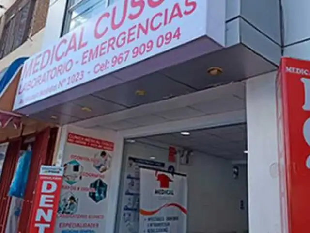 Cusco: intervienen falso consultorio médico y detienen a cuatro personas