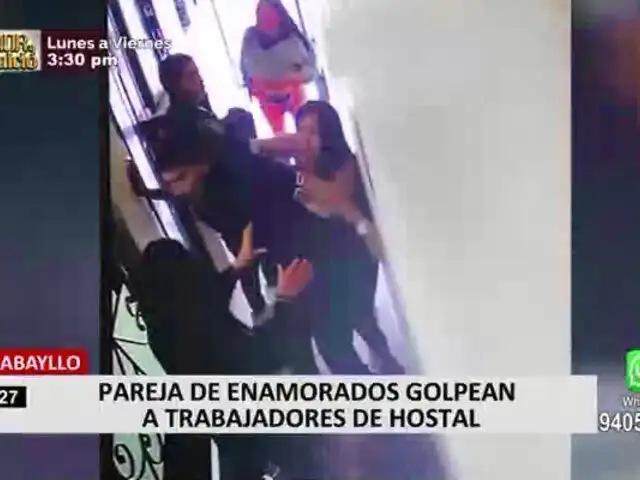 Parejas de enamorados ebrios atacaron a trabajadores de hostal en Carabayllo