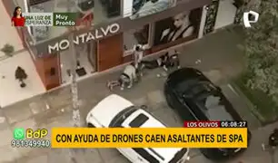 Robo en spa de Los Olivos: Policía logra detención gracias a imágenes de drones