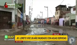 Callao: vecinos de jr. Loreto viven entre aguas servidas desde hace un año