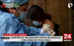 “Ticlio Chico”: esperan vacunar a más de 13 mil contra influenza, neumococo y hepatitis B