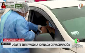 Ministro de Salud supervisó vacunación de adultos mayores de 50 años en Magdalena del Mar