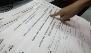Huancavelica: verificación de actas electorales arroja que algunas firmas no serían compatibles