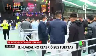 El Huaralino reabrió sus puertas al ritmo de Corazón Serrano