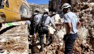 Huancayo: jóvenes obreros mueren sepultados por varias toneladas de mármol y piedras