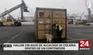 Callao: hallan cargamento de droga en contenedor