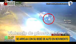 Argentina: mujer se lanza de auto en movimiento con sus hijos para escapar de agresión