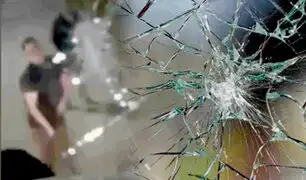 Argentina: mecánico descontrolado destrozó el parabrisa de un bus