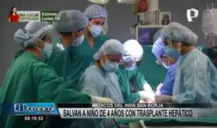 INSN San Borja: salvan a niño de cuatro años con trasplante hepático