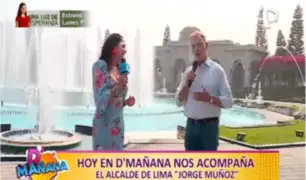 ¡D'Mañana celebró sus seis meses con el alcalde Muñoz en Circuito Mágico del Agua!