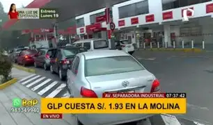 ¡Atención conductores! Grifo de La Molina ofrece GLP a S/. 1.93 por litro