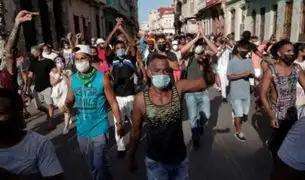 Protestas en Cuba: confirman un muerto en manifestaciones a las afueras de La Habana