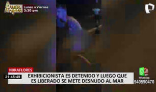 Miraflores: capturan a extranjero agresivo que merodeaba desnudo por playa Makaha