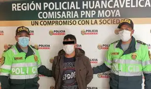 Huancavelica: capturan sujeto que intentó matar a cuchillazos a su pareja