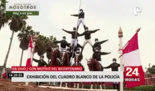 Rímac: exhibición del Cuadro Blanco de la Policía Nacional del Perú