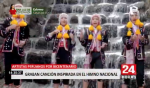 Artistas peruanos por Bicentenario: graban canción inspirada en el Himno Nacional