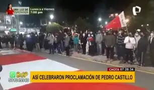 Tumbes: ciudadanos realizaron caravana tras proclamación de Castillo