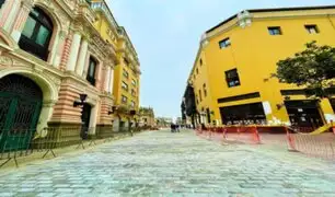 Obras de peatonalización del Centro Histórico de Lima siguen avanzando