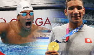 Tokio 2020: Tunecino de solo 18 años se lleva el oro en los 400 metros libres de natación