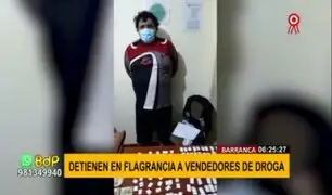 Barranca: intervienen a dos sujetos con más de 200 ketes de pasta básica de cocaína