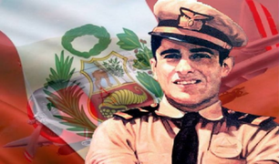 Tributo al héroe de la aviación nacional José Abelardo Quiñones