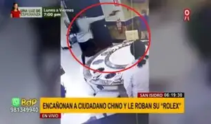 San Isidro: delincuentes armados roban “rolex” a ciudadano chino en un chifa
