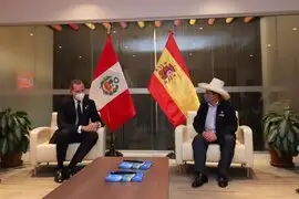 Pedro Castillo se reunió con el Rey de España, Felipe VI
